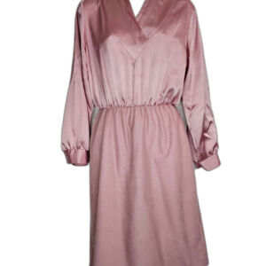 Size 12 Vintage Petites‎ By Willi Long Sleeve knee length dress